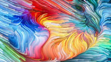 Sıvı renk sanal yaşam