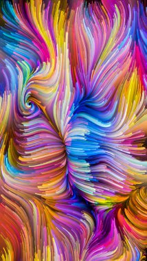 Sıvı renk üzerinde meditasyon