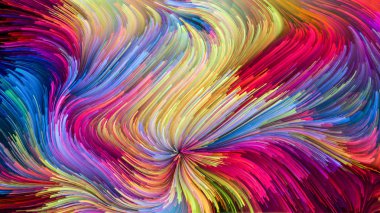 Yanılsamalar renkli boya