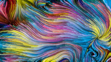 Renkli boya görselleştirme