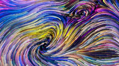 Renkli boya gelişen