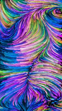 Renkli boya unsurları