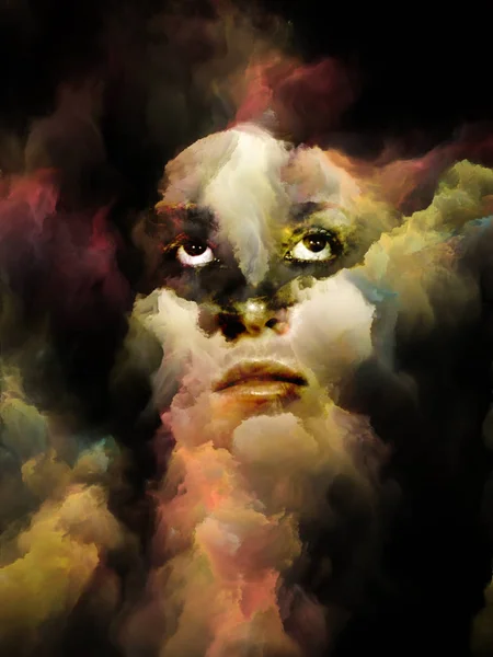 Face in the Clouds — Stock Photo, Image
