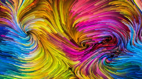 Sinergias da pintura colorida — Fotografia de Stock