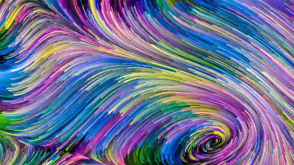 Eleganza colorata della vernice — Foto Stock
