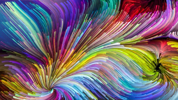 Pintura colorida virtual — Foto de Stock