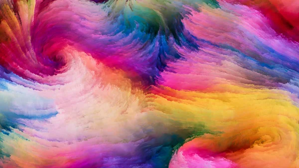 Πολύχρωμα χρώματα ψευδαίσθηση — Φωτογραφία Αρχείου