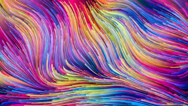 Pintura colorida Partículas — Fotografia de Stock