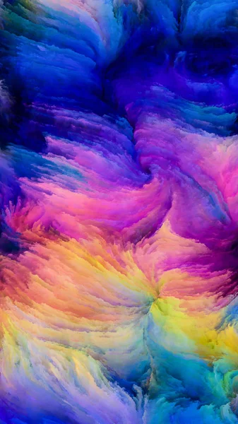Tanz der bunten Farbe — Stockfoto