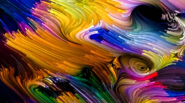 虚拟液体颜色 — 图库照片