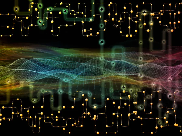 Futuro de las transferencias de datos —  Fotos de Stock