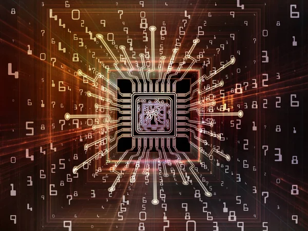 Werkelijkheid van digitale Processor — Stockfoto