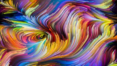 Dijital sıvı renkli