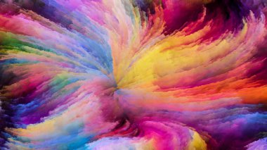 Renkli boya görselleştirme