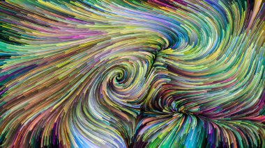 Renkli boya tasarım