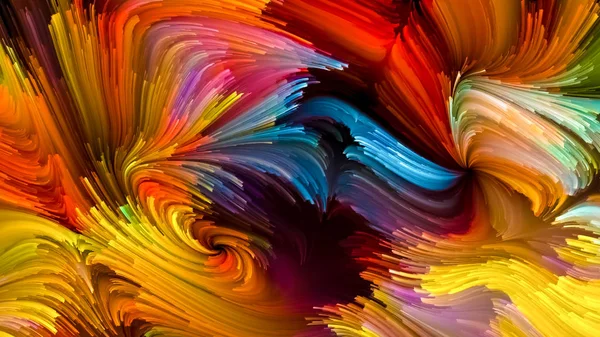 Sıvı renk kaçış — Stok fotoğraf