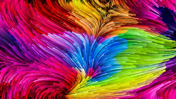 Virtual Colorful Paint — Stock Photo, Image