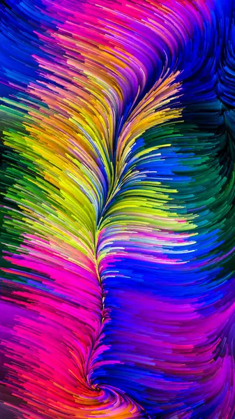 Colorful Paint Artificial — Stock Photo, Image