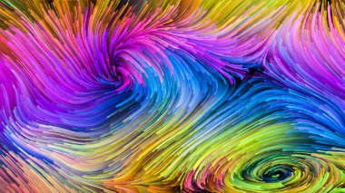 Renkli boya Digital hayat