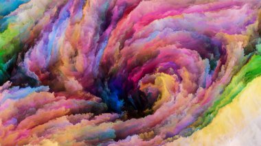 İşleme renkli boya