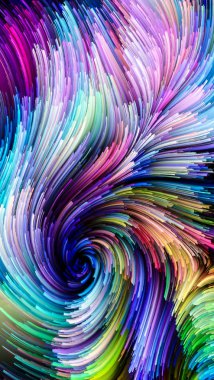 Renkli boya gerçeklik