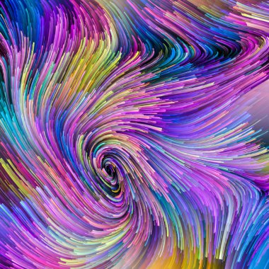 İşleme renkli boya