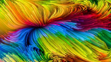 Renkli boya gelişen