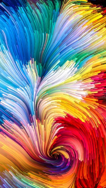 Elegancia de pintura colorida — Foto de Stock