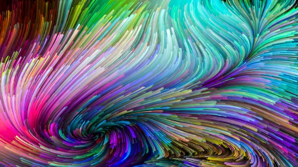 Peinture colorée virtuelle — Photo