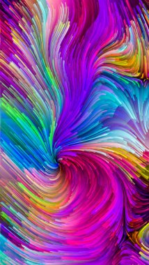 Renkli boya görselleştirme