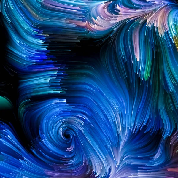 액체 색의 전파 — 스톡 사진