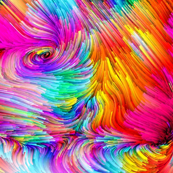 Visualizzazione del colore liquido — Foto Stock
