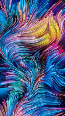 Renkli boya unsurları