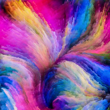 Renkli boya sırları