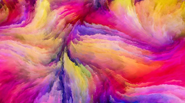 Colorful Paint Visualization — Stock Photo, Image