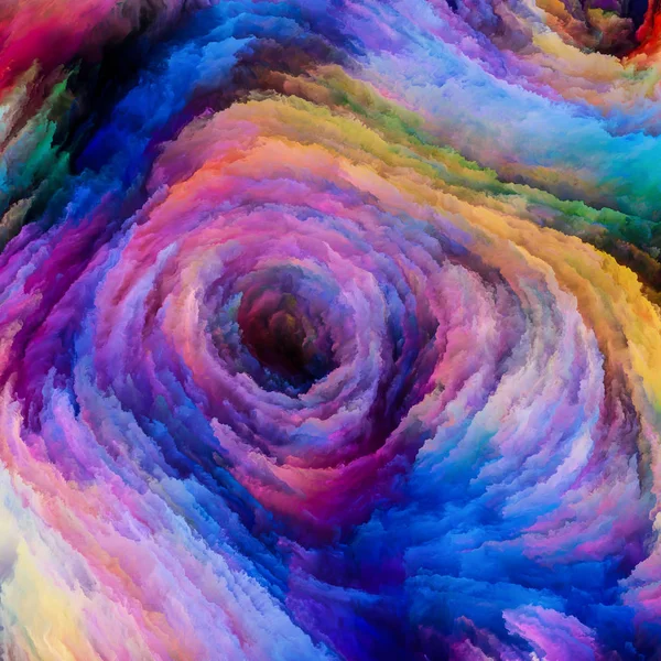 Renkli boya yanılsama — Stok fotoğraf