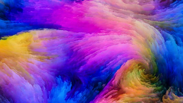 Renkli boya parçacıkları — Stok fotoğraf