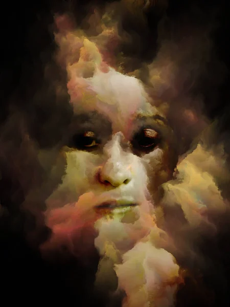 Face in the Clouds — Stock Photo, Image