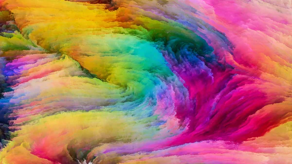 Утолщение цветной краски — стоковое фото