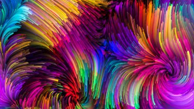 İşleme renkli boya