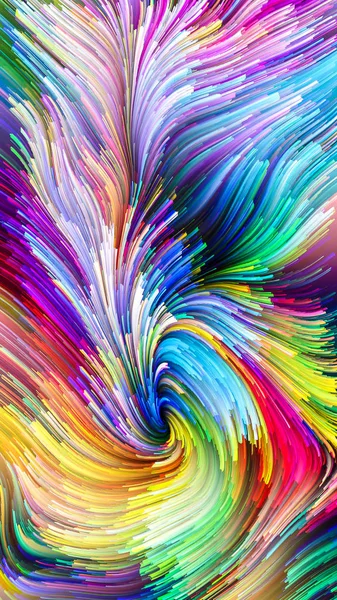 Pintura colorida Virtual — Fotografia de Stock