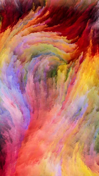 Colorful Paint Illusion — Stock Photo, Image