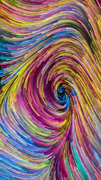 Colorful Paint Illusion — Stock Photo, Image