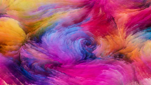 Coloridos senderos de pintura — Foto de Stock