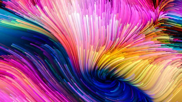 Colorful Paint Illusions — Stock Photo, Image