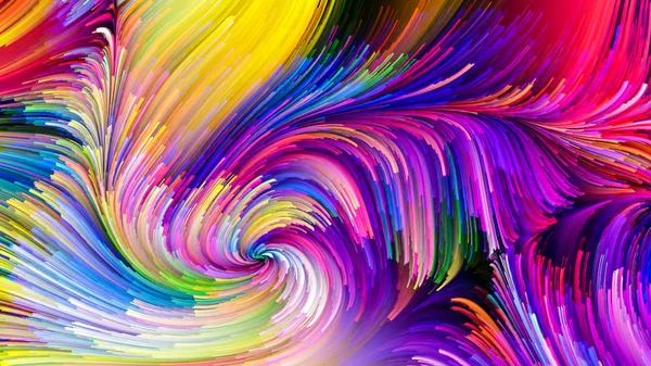 Sonhando com pintura colorida — Fotografia de Stock