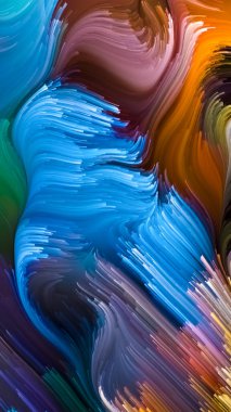 Dijital sıvı renkli