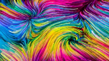 Renkli boya Elegance