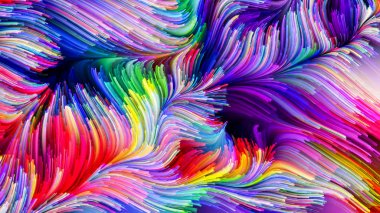 Sıvı renk üzerinde meditasyon