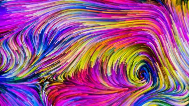 Renkli boya gerçeklik